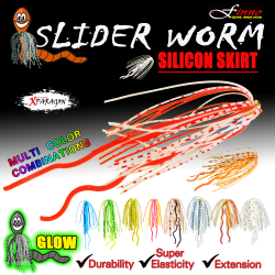 FINNO  SLIDER WORM SILICON SKIRT