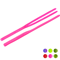 TSURINOYA Worm Soft Fishing Lure 11cm 2.4g Straight Twin Tail Soft Stick Baits Bass Silicone 