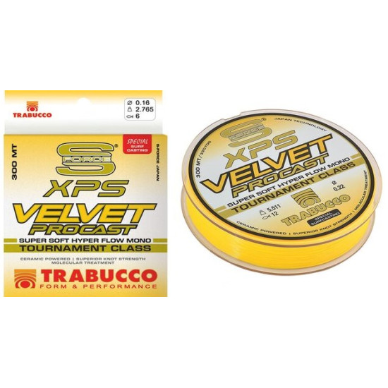 ΠΕΤΟΝΙΑ TRABUCCO SF XPS VELVET PRO CAST 300m ΠΕΤΟΝΙΑ TRABUCCO SF XPS VELVET PRO CAST 300m