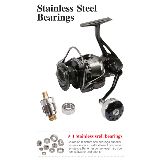 Μηχανισμός Ψαρέματος Tsurinoya Brown Bear Metal Jigging Spinning Fishing Reel 4000-5000 Μηχανισμός Ψαρέματος Tsurinoya Brown Bear Metal Jigging Spinning Fishing Reel 4000-5000