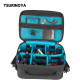 TSURINOYA Multi-Purpose Fishing Reels Bag Large Capacity Removable Partition Waterproof Adjustable Fishing Reel Storage Case