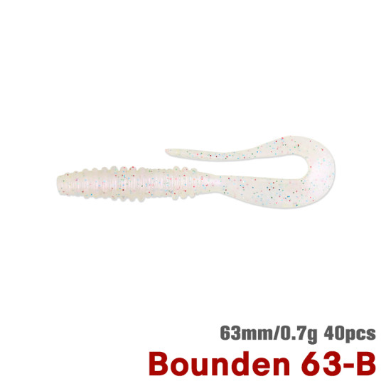 Σιλικόνη TSURINOYA BOUNDEN 63mm 0.7gr (40τεμ) – Ajing & Light Game με Άρωμα Γαρίδας Σιλικόνη TSURINOYA BOUNDEN 63mm 0.7gr (40τεμ) – Ajing & Light Game με Άρωμα Γαρίδας