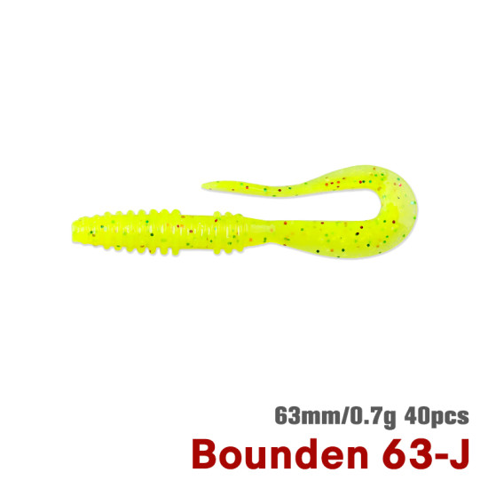 Σιλικόνη TSURINOYA BOUNDEN 63mm 0.7gr (40τεμ) – Ajing & Light Game με Άρωμα Γαρίδας Σιλικόνη TSURINOYA BOUNDEN 63mm 0.7gr (40τεμ) – Ajing & Light Game με Άρωμα Γαρίδας