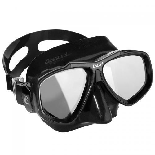 Cressi Focus Silicone Mask Black/Frame Black ΜΑΣΚΕΣ