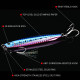 ALLBLUE DRAGER Super Slim SSZ Metal Casting Jig 60gr