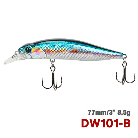 Τεχνητο TSURINOYA 77SP Suspending Minnow DW101 77mm 8.5gr 0.7-0.9m Τεχνητο TSURINOYA 77SP Suspending Minnow DW101 77mm 8.5gr 0.7-0.9m