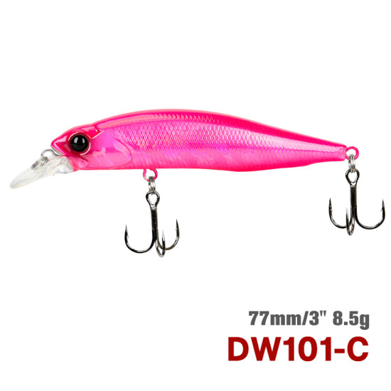Τεχνητο TSURINOYA 77SP Suspending Minnow DW101 77mm 8.5gr 0.7-0.9m Τεχνητο TSURINOYA 77SP Suspending Minnow DW101 77mm 8.5gr 0.7-0.9m