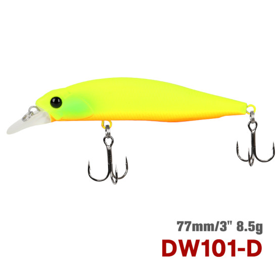 Τεχνητο TSURINOYA 77SP Suspending Minnow DW101 77mm 8.5gr 0.7-0.9m Τεχνητο TSURINOYA 77SP Suspending Minnow DW101 77mm 8.5gr 0.7-0.9m