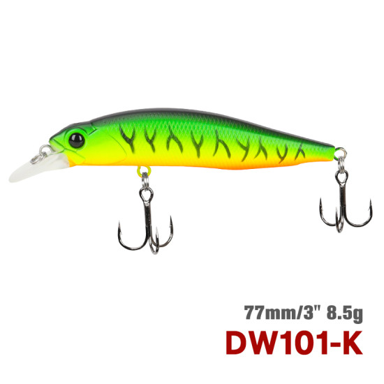 Τεχνητο TSURINOYA 77SP Suspending Minnow DW101 77mm 8.5gr 0.7-0.9m Τεχνητο TSURINOYA 77SP Suspending Minnow DW101 77mm 8.5gr 0.7-0.9m