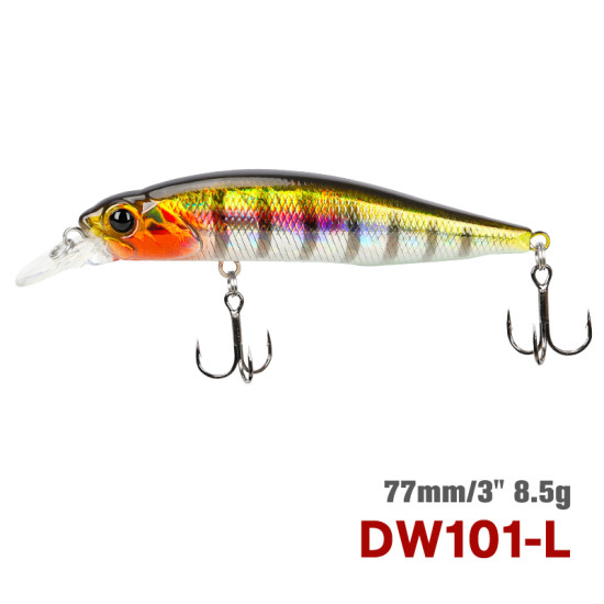 Τεχνητο TSURINOYA 77SP Suspending Minnow DW101 77mm 8.5gr 0.7-0.9m Τεχνητο TSURINOYA 77SP Suspending Minnow DW101 77mm 8.5gr 0.7-0.9m
