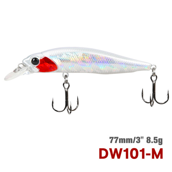 Τεχνητο TSURINOYA 77SP Suspending Minnow DW101 77mm 8.5gr 0.7-0.9m Τεχνητο TSURINOYA 77SP Suspending Minnow DW101 77mm 8.5gr 0.7-0.9m