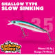Τεχνητο TSURINOYA 90SS Slow Sinking Minnow 90mm 10.8gr Τεχνητο TSURINOYA 90SS Slow Sinking Minnow 90mm 10.8gr
