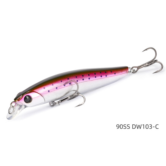 Τεχνητο TSURINOYA 90SS Slow Sinking Minnow 90mm 10.8gr Τεχνητο TSURINOYA 90SS Slow Sinking Minnow 90mm 10.8gr