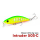 Τεχνητο TSURINOYA INTRUDER 50S 5g Sinking Minnow Τεχνητο TSURINOYA INTRUDER 50S 5g Sinking Minnow