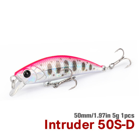 Τεχνητο TSURINOYA INTRUDER 50S 5g Sinking Minnow Τεχνητο TSURINOYA INTRUDER 50S 5g Sinking Minnow