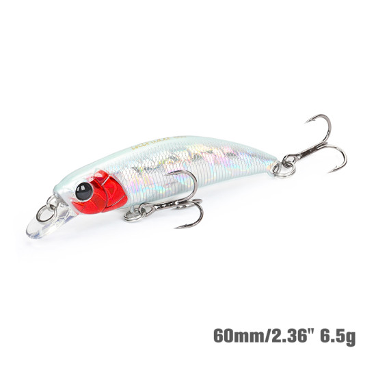 Τεχνητο TSURINOYA INTRUDER 60S Sinking Minnow 6.5g Τεχνητο TSURINOYA INTRUDER 60S Sinking Minnow 6.5g