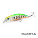 Τεχνητο TSURINOYA INTRUDER 60S Sinking Minnow 6.5g Τεχνητο TSURINOYA INTRUDER 60S Sinking Minnow 6.5g