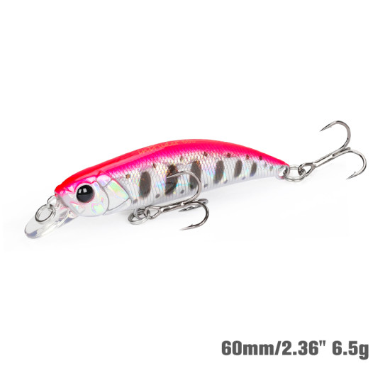 Τεχνητο TSURINOYA INTRUDER 60S Sinking Minnow 6.5g Τεχνητο TSURINOYA INTRUDER 60S Sinking Minnow 6.5g