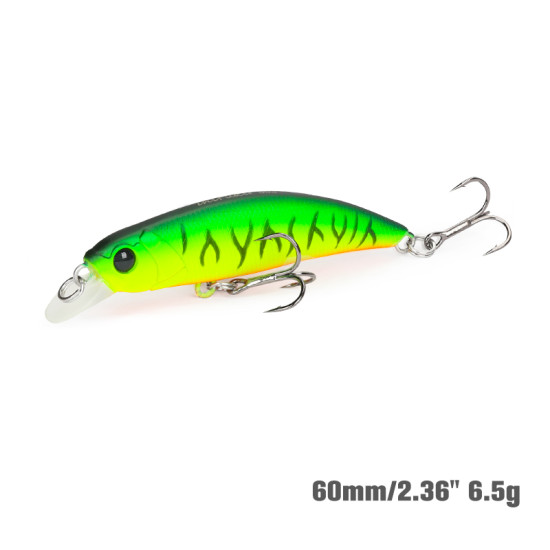 Τεχνητο TSURINOYA INTRUDER 60S Sinking Minnow 6.5g Τεχνητο TSURINOYA INTRUDER 60S Sinking Minnow 6.5g