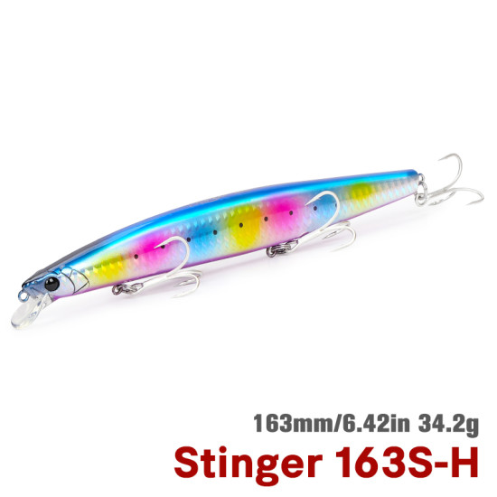 Τεχνητο TSURINΟYA 163S Sinking Saltwater Minnow STINGER 34.2gr Τεχνητο TSURINΟYA 163S Sinking Saltwater Minnow STINGER 34.2gr