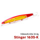 Τεχνητο TSURINΟYA 163S Sinking Saltwater Minnow STINGER 34.2gr Τεχνητο TSURINΟYA 163S Sinking Saltwater Minnow STINGER 34.2gr
