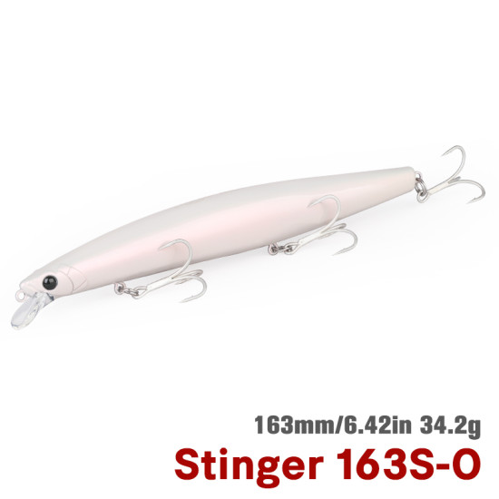 Τεχνητο TSURINΟYA 163S Sinking Saltwater Minnow STINGER 34.2gr Τεχνητο TSURINΟYA 163S Sinking Saltwater Minnow STINGER 34.2gr