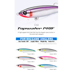 Τεχνητο  TSURINOYA 140F  FANATIC 140mm 46g 