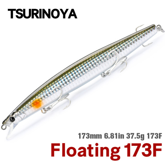 Τεχνητο TSURINOYA STINGER 173F Floating Minnow 173mm 37.5gr Τεχνητο TSURINOYA STINGER 173F Floating Minnow 173mm 37.5gr