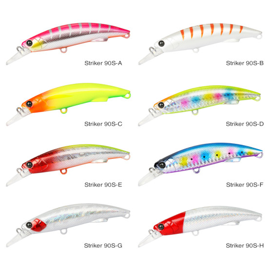 Τεχνητο  TSURINOYA STRIKER  90S Heavy Minnow Sinking  37gr