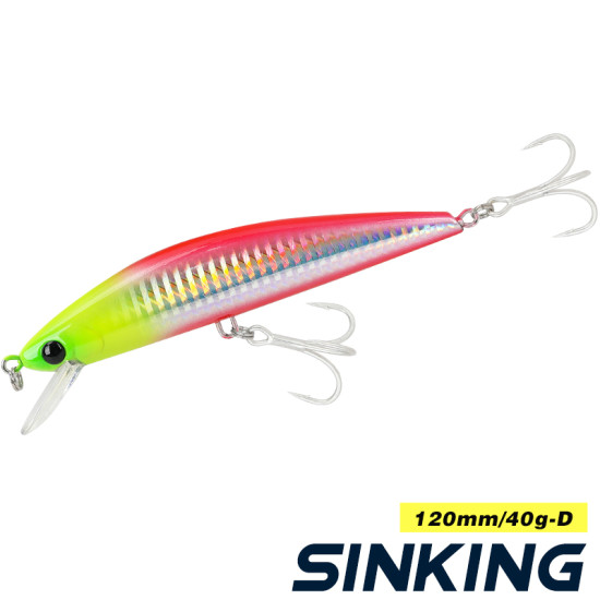Τεχνητο Tsurinoya DW37 120mm/40g fast sinking new colors Τεχνητο Tsurinoya DW37 120mm/40g fast sinking new colors