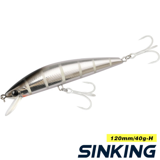 Τεχνητο Tsurinoya DW37 120mm/40g fast sinking new colors Τεχνητο Tsurinoya DW37 120mm/40g fast sinking new colors
