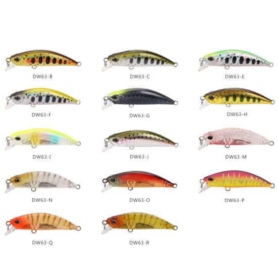 Τεχνητο TSURINOYA DW63 50mm/5g Sinking Minnow Τεχνητο TSURINOYA DW63 50mm/5g Sinking Minnow
