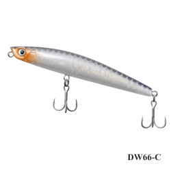 Τεχνητο  TSURINOYA DW66 98mm 9.2g Floating Top Water 