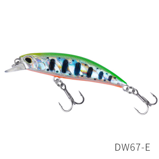 Τεχνητο TSURINOYA DW67 Sinking Minnow Lure 60mm 6.1g Τεχνητο TSURINOYA DW67 Sinking Minnow Lure 60mm 6.1g
