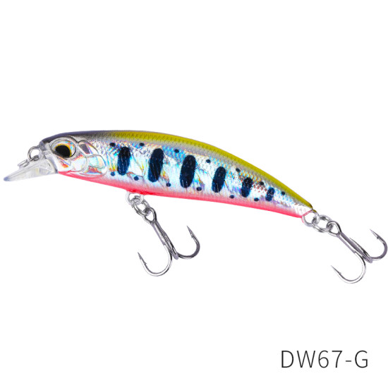 Τεχνητο TSURINOYA DW67 Sinking Minnow Lure 60mm 6.1g Τεχνητο TSURINOYA DW67 Sinking Minnow Lure 60mm 6.1g