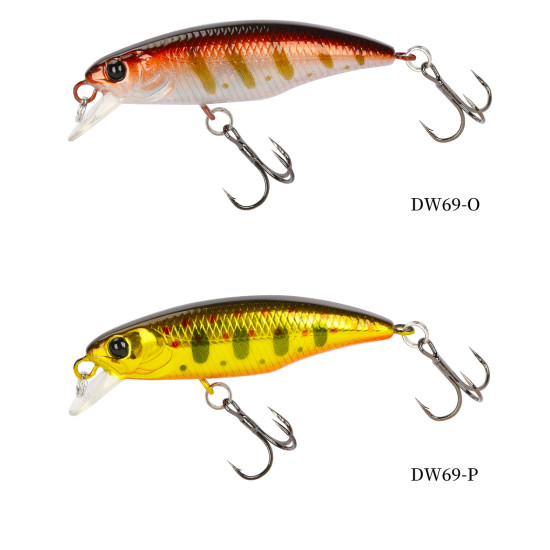 Τεχνητο TSURINOYA Fishing Lure DW69 Sinking Minnow Hard Bait 48S 48mm 3.3g Τεχνητο TSURINOYA Fishing Lure DW69 Sinking Minnow Hard Bait 48S 48mm 3.3g