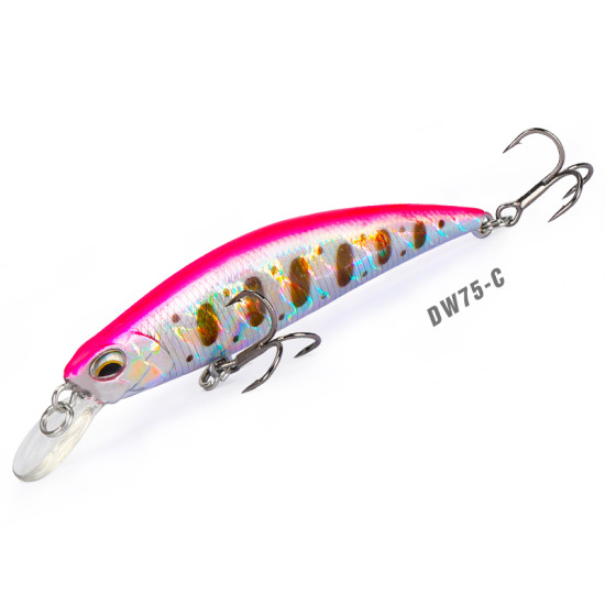 Τεχνητο TSURINOYA Sinking Minnow Fishing Lure DW75 70S 70mm 8.9g Τεχνητο TSURINOYA Sinking Minnow Fishing Lure DW75 70S 70mm 8.9g
