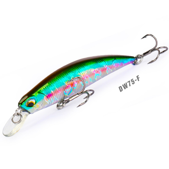 Τεχνητο TSURINOYA Sinking Minnow Fishing Lure DW75 70S 70mm 8.9g Τεχνητο TSURINOYA Sinking Minnow Fishing Lure DW75 70S 70mm 8.9g