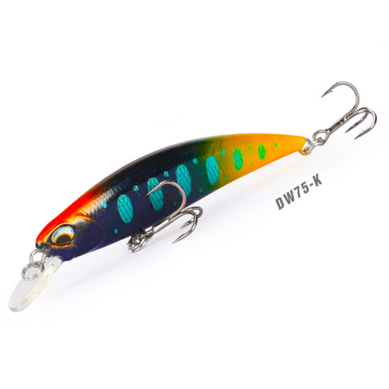 Τεχνητο TSURINOYA Sinking Minnow Fishing Lure DW75 70S 70mm 8.9g Τεχνητο TSURINOYA Sinking Minnow Fishing Lure DW75 70S 70mm 8.9g