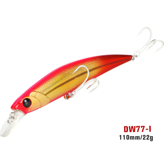 Τεχνητο TSURINOYA 110S Sinking Minnow DW77 110mm 22gr Τεχνητο TSURINOYA 110S Sinking Minnow DW77 110mm 22gr