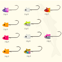 TSURINOYA JIG HEAD Hooks 11gr 14gr 