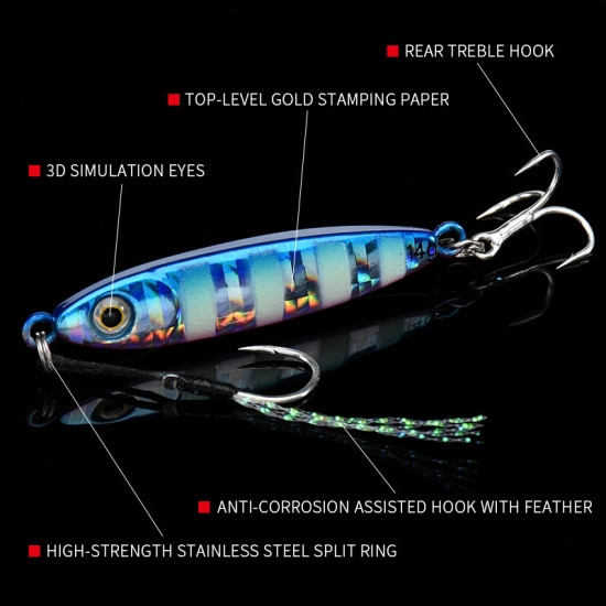 ALLBLUE 2020 Little Bit Micro Cast Jig 5g 7g 10g 14g ALLBLUE 2020 Little Bit Micro Cast Jig 5g 7g 10g 14g
