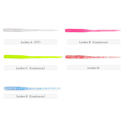 TSURINOYA Soft Lure Ajing Rockfish Fishing Lure Lurker 72mm 0.5gr