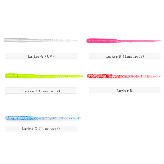 TSURINOYA Soft Lure Ajing Rockfish Fishing Lure Lurker 72mm 0.5gr TSURINOYA Soft Lure Ajing Rockfish Fishing Lure Lurker 72mm 0.5gr