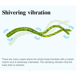 TSURINOYA Worm Soft Fishing Lure 11cm 2.4g Straight Twin Tail Soft Stick Baits Bass Silicone TSURINOYA Worm Soft Fishing Lure 11cm 2.4g Straight Twin Tail Soft Stick Baits Bass Silicone