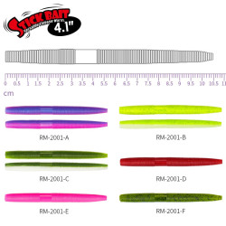 TSURINOYA Soft Lure Worm Fishing Lures 10.5cm  7.5g  Texas Rig