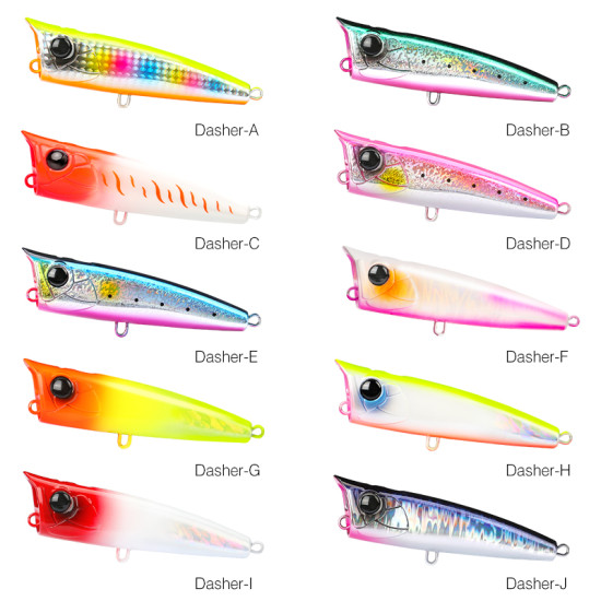 Τεχνητο TSURINOYA DASHER Topwater Popper 90mm 23gr Τεχνητο TSURINOYA DASHER Topwater Popper 90mm 23gr