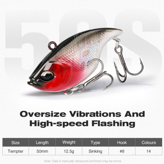 Τεχνητό TSURINOYA TEMPTER 50mm 12,5gr – Vibration Bait Τεχνητό TSURINOYA TEMPTER 50mm 12,5gr – Vibration Bait
