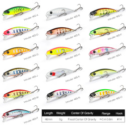 Τεχνητο TSURINOYA INTRUDER 46S 5gr Sinking Minnow