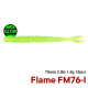 TSURINOYA FLAME Silicone Worm 1.8g 18pcs TSURINOYA FLAME Silicone Worm 1.8g 18pcs
